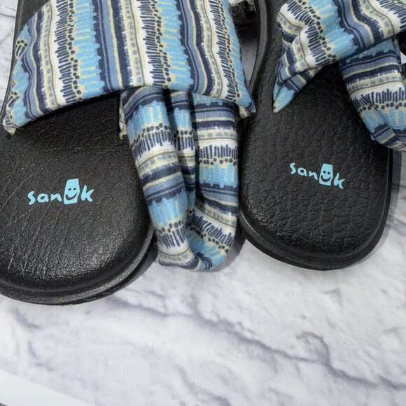 Sanuk Women's Size 9 Yoga Sling 2 Sandals Blue - Picture 7 of 8